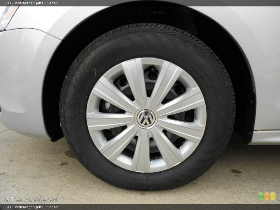 2012 Volkswagen Jetta S Sedan Wheel and Tire Photo #54697915