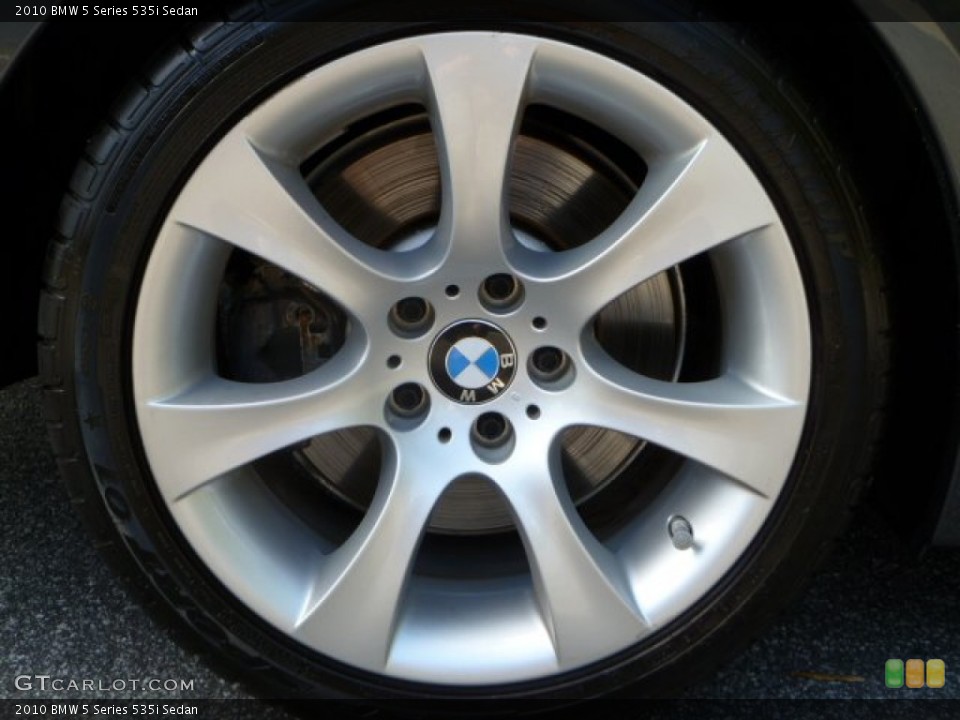 2010 BMW 5 Series 535i Sedan Wheel and Tire Photo #54698305