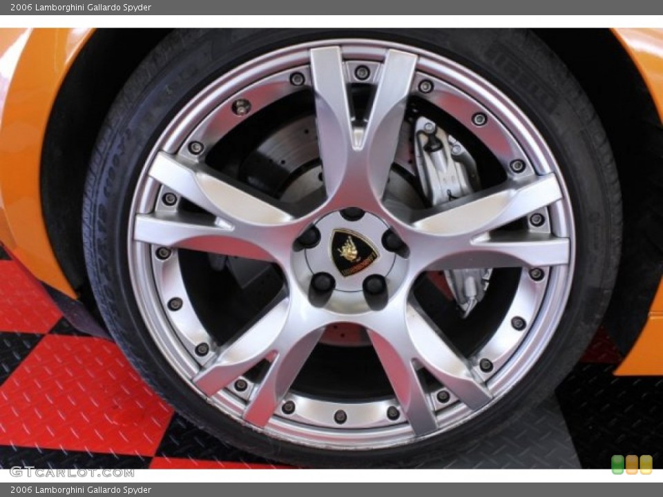 2006 Lamborghini Gallardo Spyder Wheel and Tire Photo #54698935