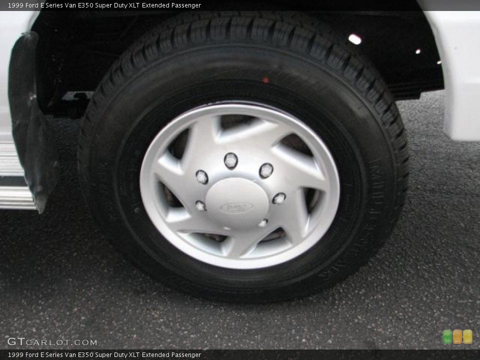 1999 Ford E Series Van E350 Super Duty XLT Extended Passenger Wheel and Tire Photo #54699396