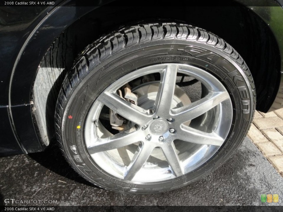 2008 Cadillac SRX 4 V6 AWD Wheel and Tire Photo #54699421