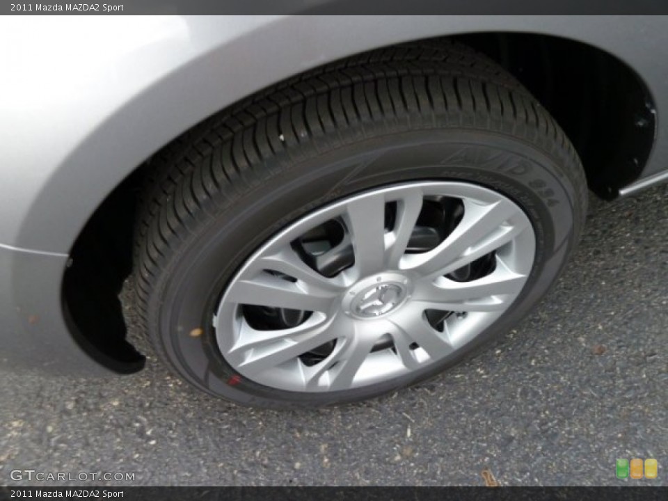 2011 Mazda MAZDA2 Sport Wheel and Tire Photo #54704125