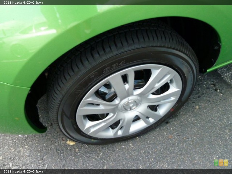 2011 Mazda MAZDA2 Sport Wheel and Tire Photo #54704288