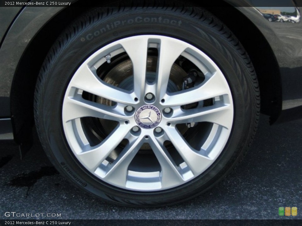 2012 Mercedes-Benz C 250 Luxury Wheel and Tire Photo #54705181