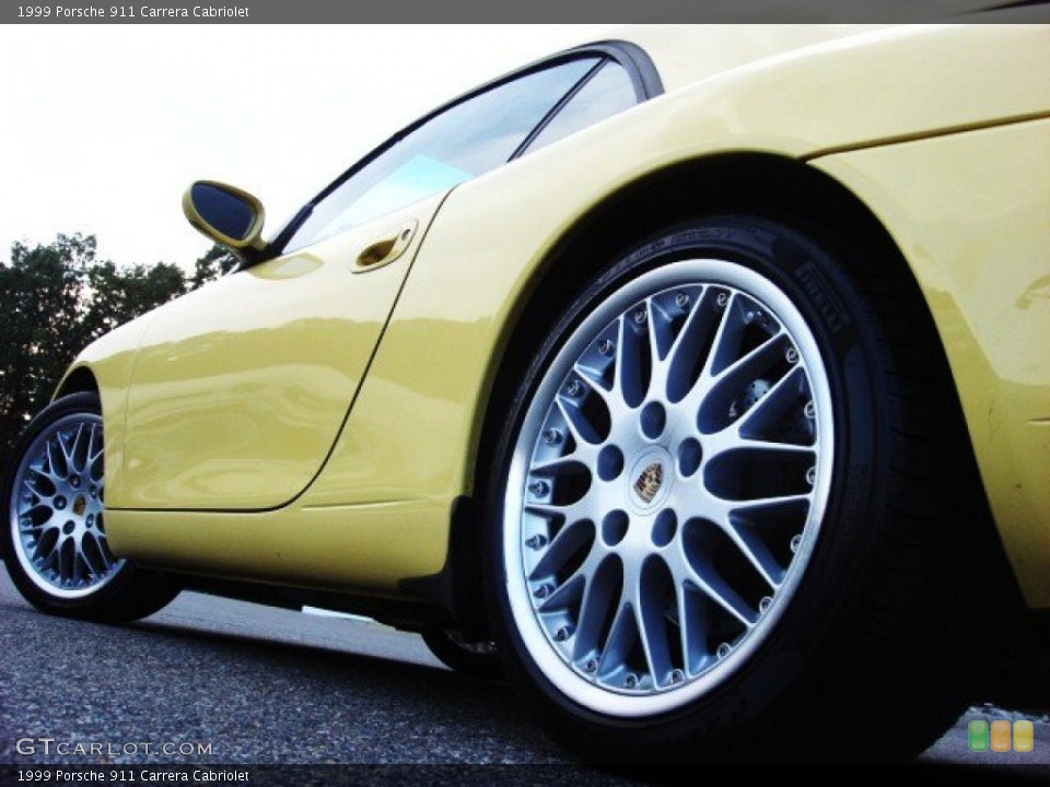 1999 Porsche 911 Carrera Cabriolet Wheel and Tire Photo #54708984
