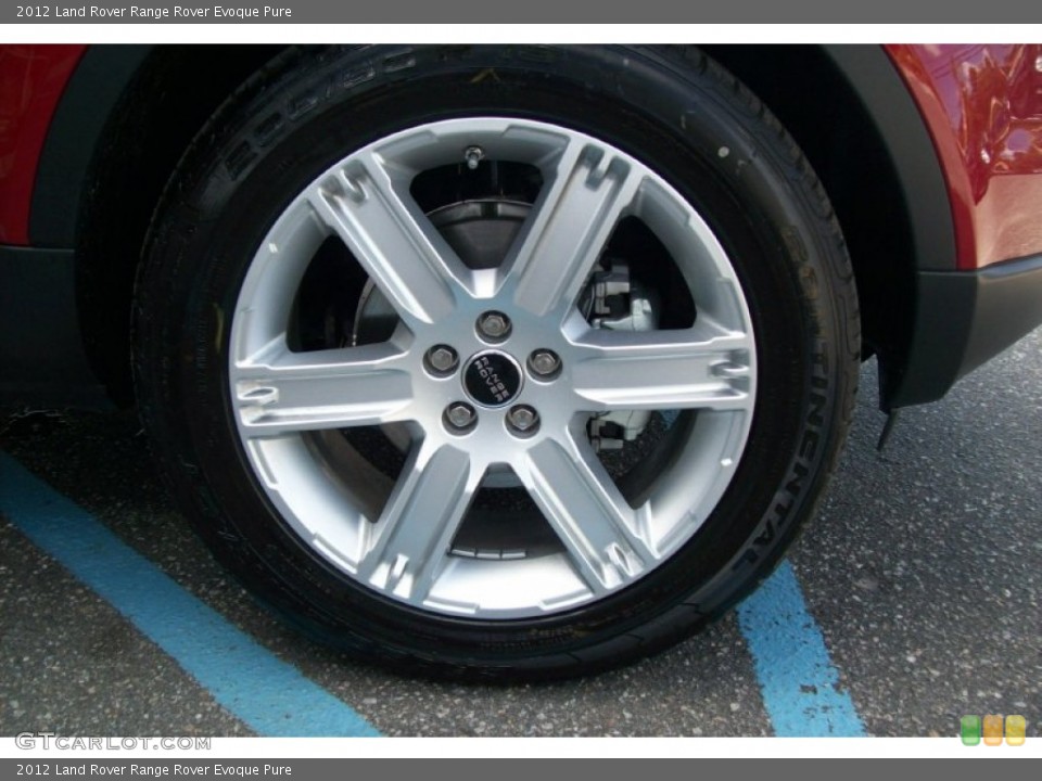 2012 Land Rover Range Rover Evoque Pure Wheel and Tire Photo #54710746