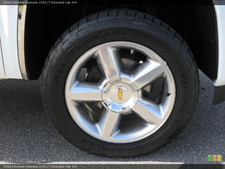 2009 Chevrolet Silverado 1500 LT Extended Cab 4x4 Wheel and Tire Photo #54718051