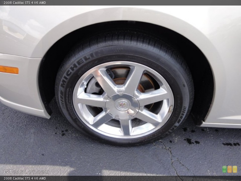 2008 Cadillac STS 4 V6 AWD Wheel and Tire Photo #54718582