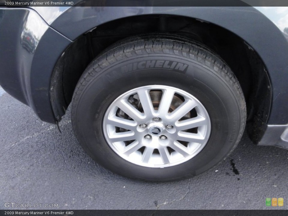 2009 Mercury Mariner V6 Premier 4WD Wheel and Tire Photo #54718939