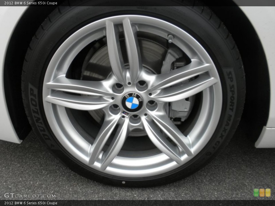 2012 BMW 6 Series 650i Coupe Wheel and Tire Photo #54720832