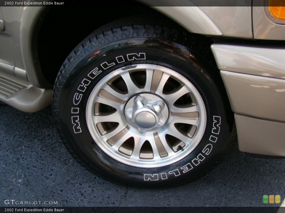 2002 Ford Expedition Eddie Bauer Wheel and Tire Photo #54722302