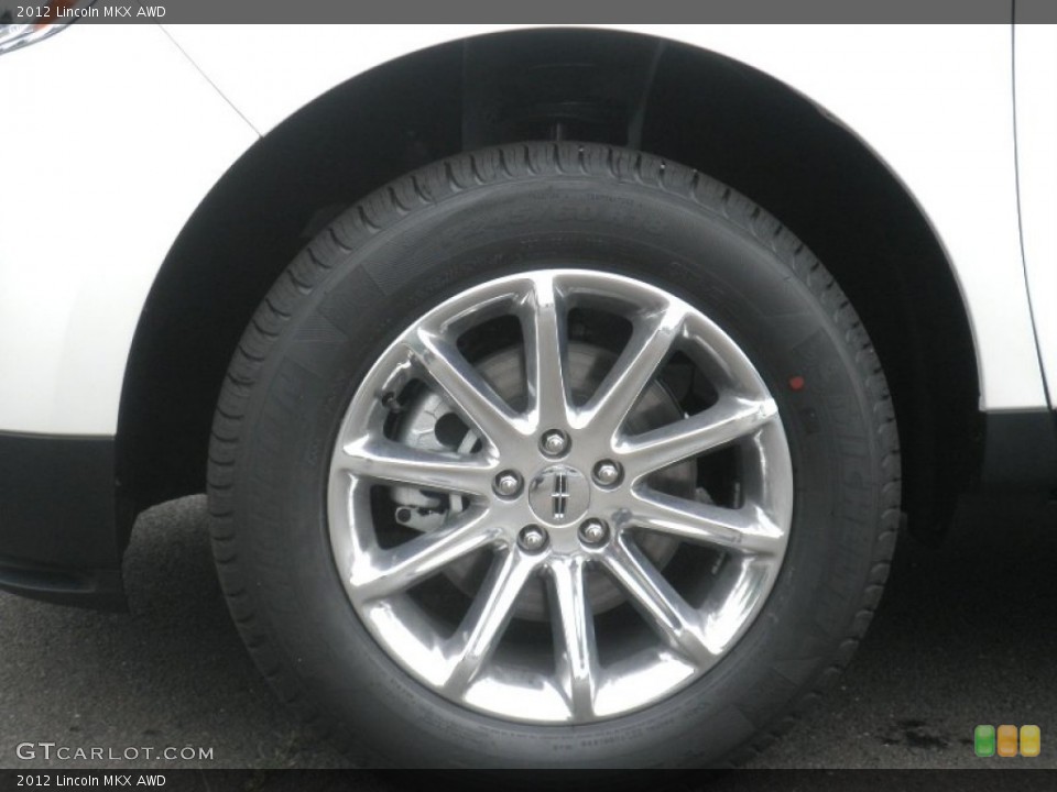 2012 Lincoln MKX AWD Wheel and Tire Photo #54723352