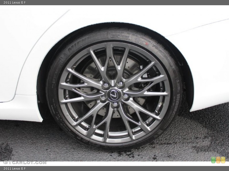 2011 Lexus IS F Wheel and Tire Photo #54726466