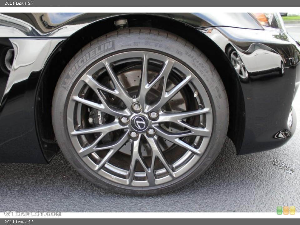 2011 Lexus IS F Wheel and Tire Photo #54726814