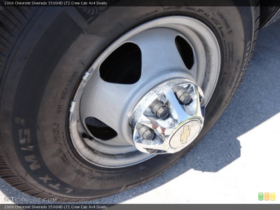 2009 Chevrolet Silverado 3500HD LTZ Crew Cab 4x4 Dually Wheel and Tire Photo #54727457