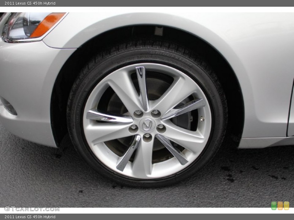 2011 Lexus GS 450h Hybrid Wheel and Tire Photo #54727525