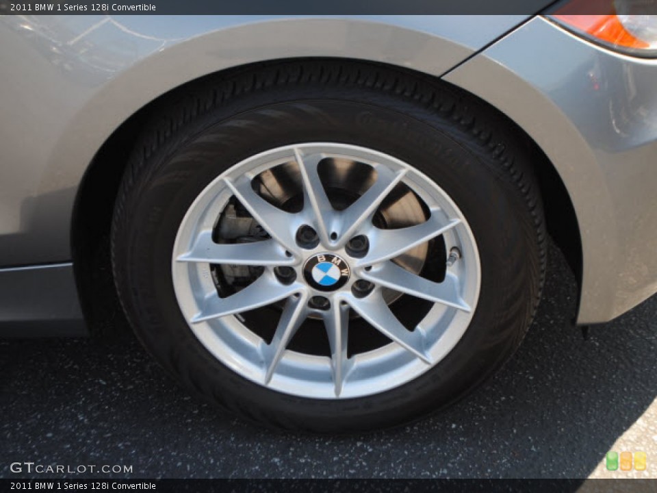 2011 BMW 1 Series 128i Convertible Wheel and Tire Photo #54727984