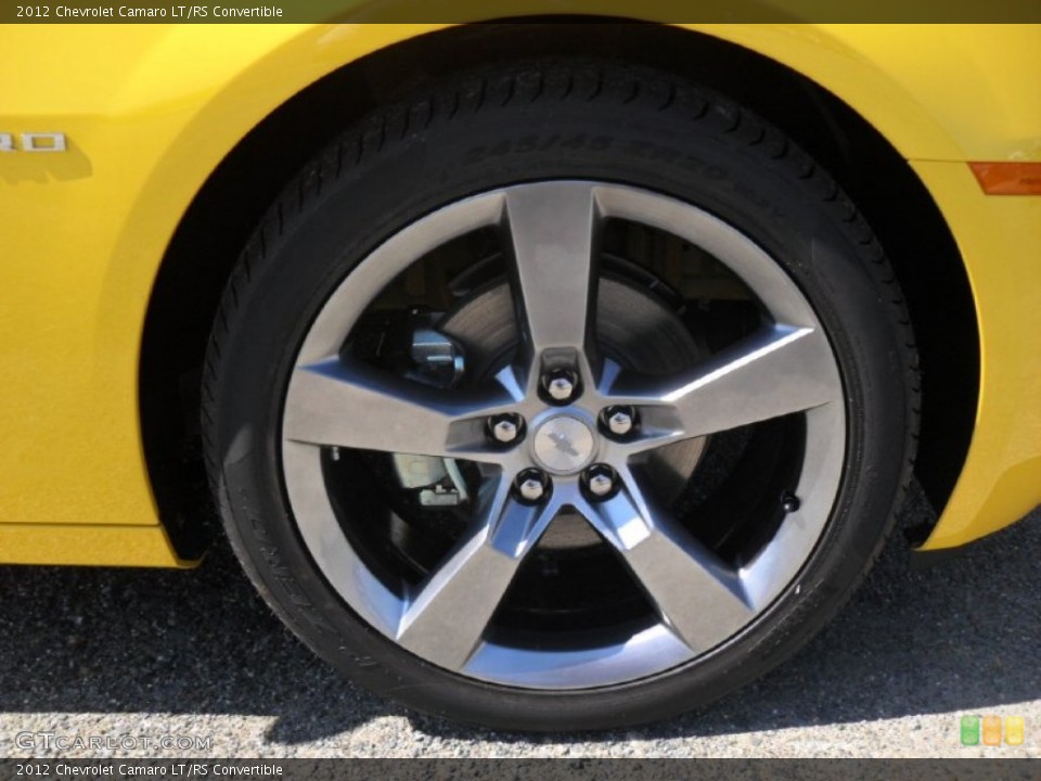 2012 Chevrolet Camaro LT/RS Convertible Wheel and Tire Photo #54728729