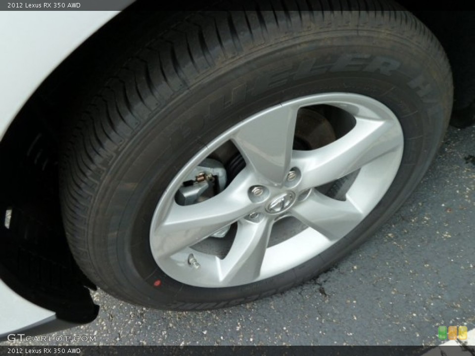 2012 Lexus RX 350 AWD Wheel and Tire Photo #54733058
