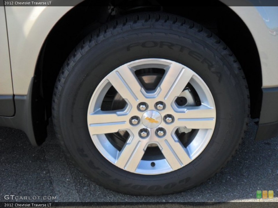 2012 Chevrolet Traverse LT Wheel and Tire Photo #54733109