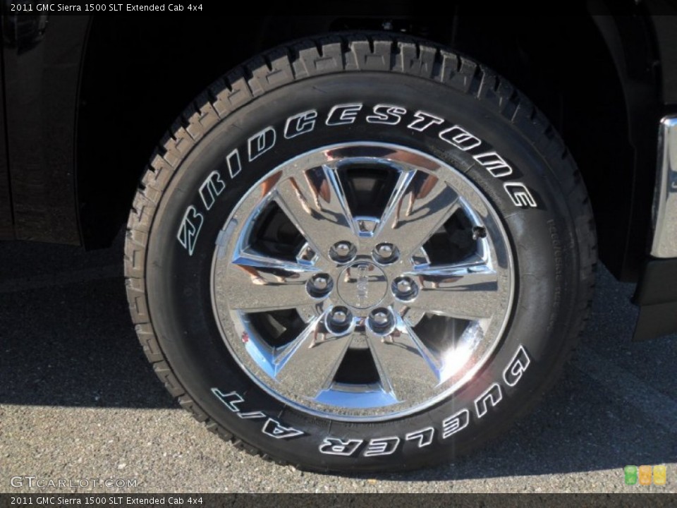 2011 GMC Sierra 1500 SLT Extended Cab 4x4 Wheel and Tire Photo #54733832