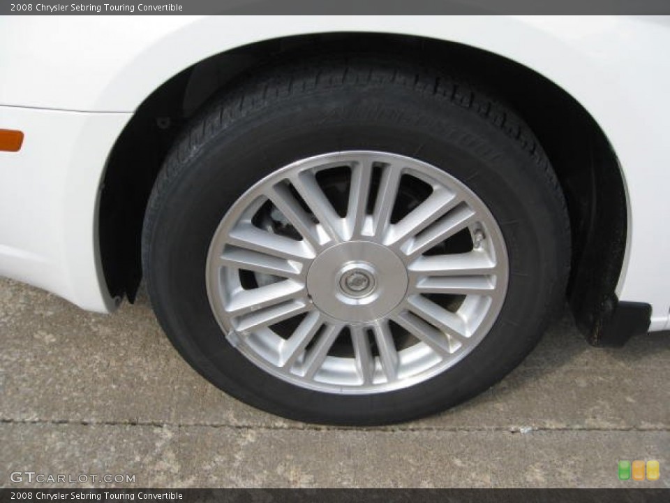 2008 Chrysler Sebring Touring Convertible Wheel and Tire Photo #54735500