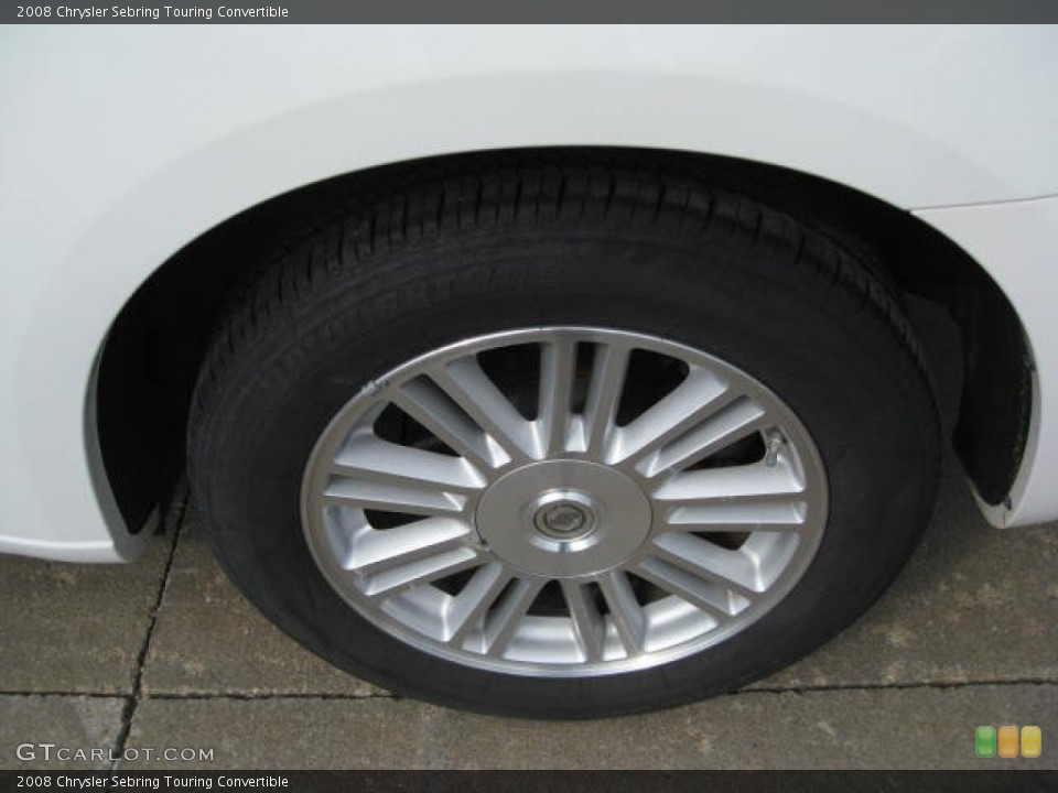2008 Chrysler Sebring Touring Convertible Wheel and Tire Photo #54735602