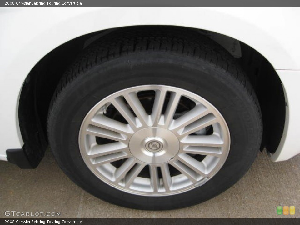 2008 Chrysler Sebring Touring Convertible Wheel and Tire Photo #54735608