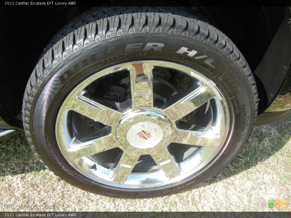 2011 Cadillac Escalade EXT Luxury AWD Wheel and Tire Photo #54737756
