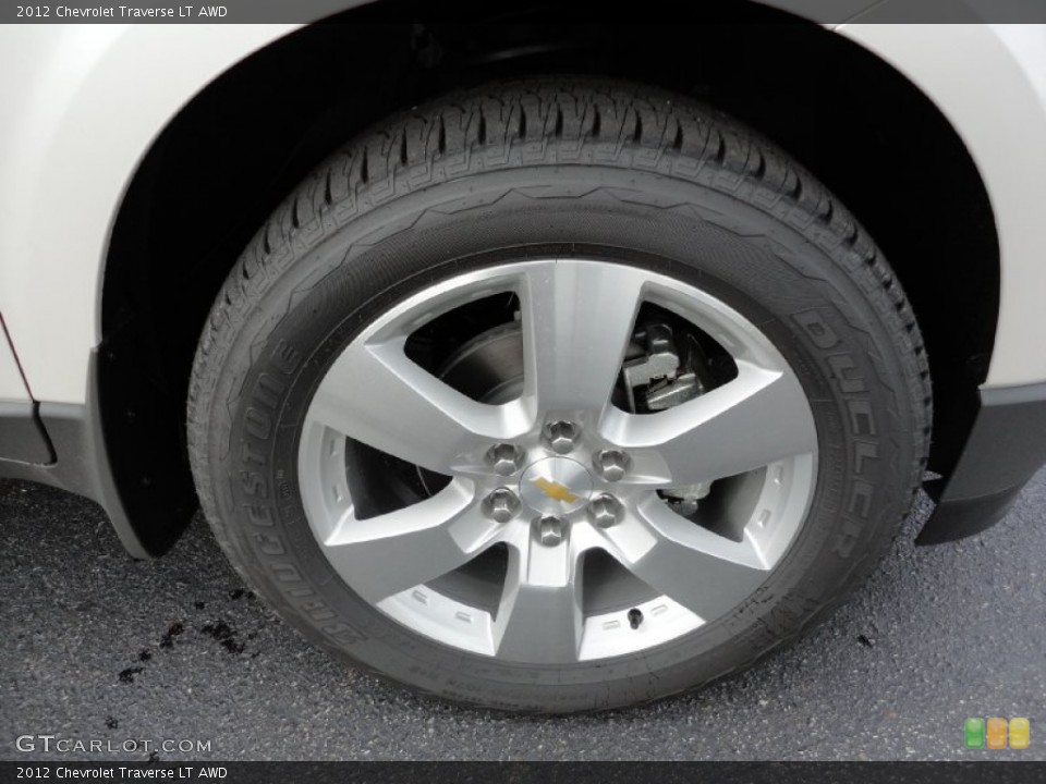 2012 Chevrolet Traverse LT AWD Wheel and Tire Photo #54742783