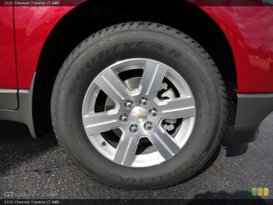 2012 Chevrolet Traverse LT AWD Wheel and Tire Photo #54742968
