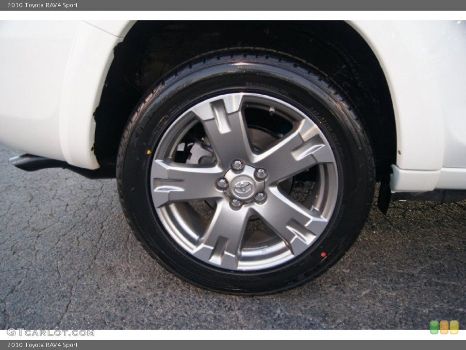 2010 Toyota RAV4 Sport Wheel and Tire Photo #54747063
