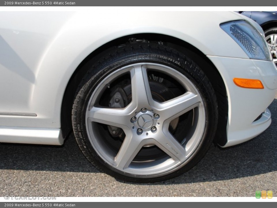2009 Mercedes-Benz S 550 4Matic Sedan Wheel and Tire Photo #54749634