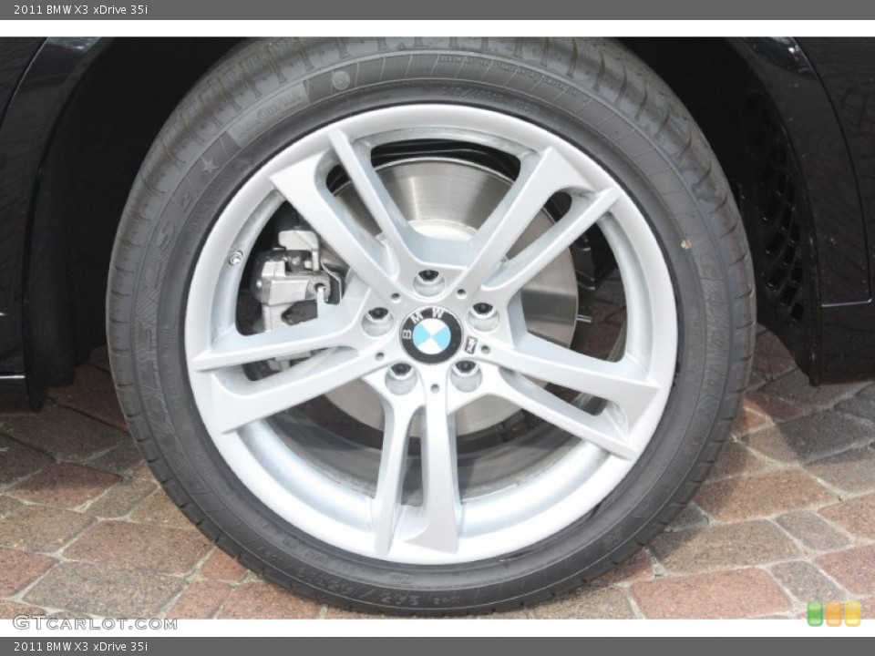 2011 BMW X3 xDrive 35i Wheel and Tire Photo #54758403