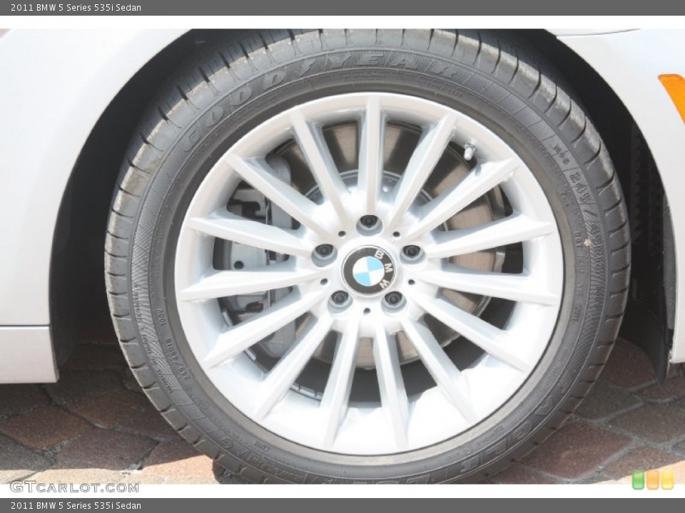 2011 BMW 5 Series 535i Sedan Wheel and Tire Photo #54761381