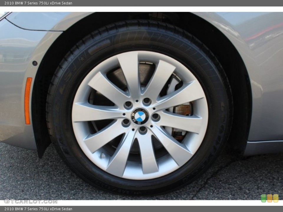2010 BMW 7 Series 750Li xDrive Sedan Wheel and Tire Photo #54762357