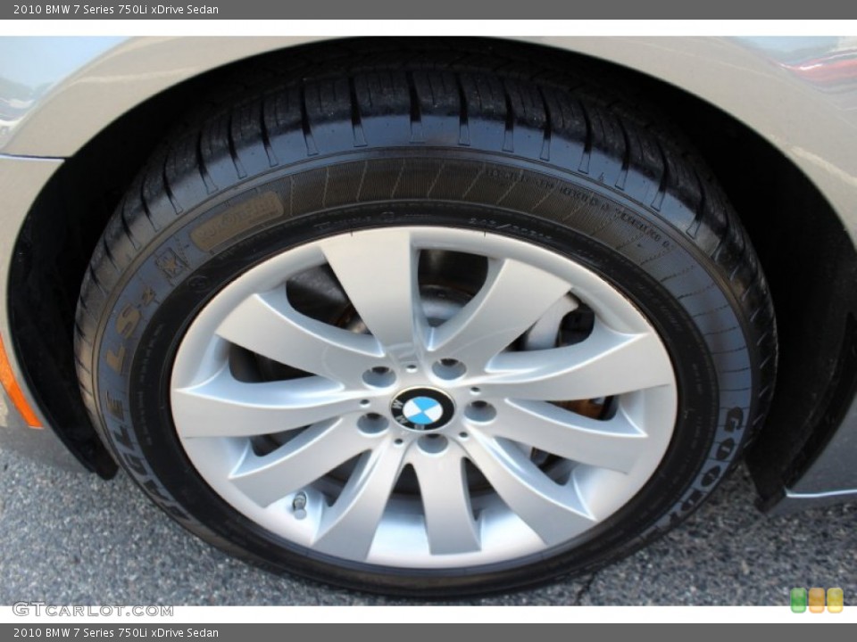 2010 BMW 7 Series 750Li xDrive Sedan Wheel and Tire Photo #54762366