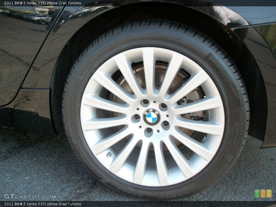 2011 BMW 5 Series 535i xDrive Gran Turismo Wheel and Tire Photo #54762972