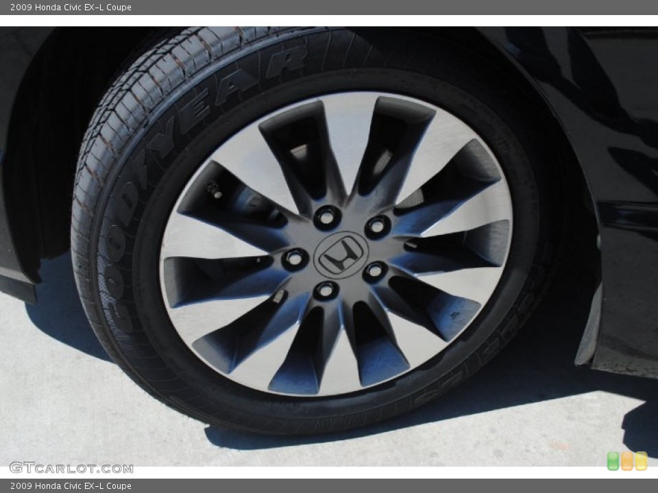2009 Honda Civic EX-L Coupe Wheel and Tire Photo #54767378
