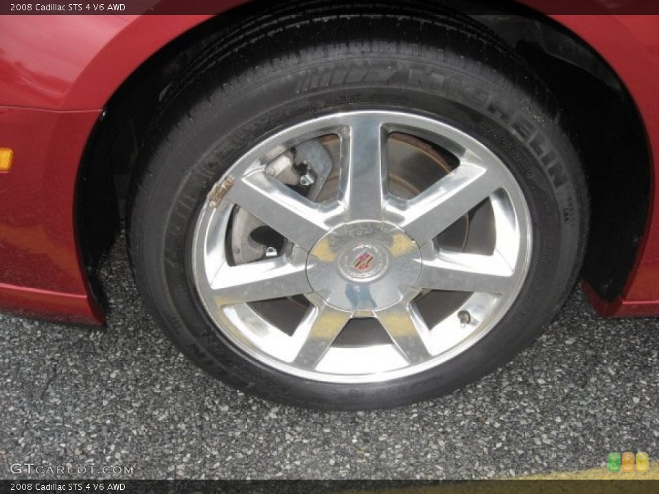 2008 Cadillac STS 4 V6 AWD Wheel and Tire Photo #54775581