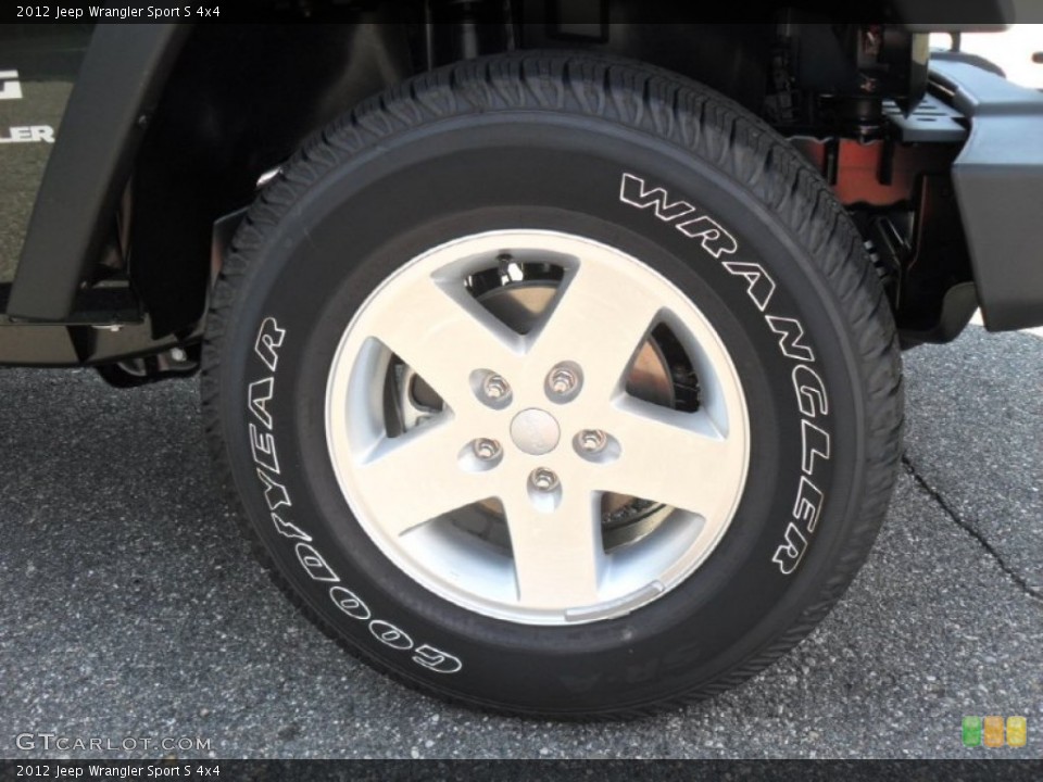 2012 Jeep Wrangler Sport S 4x4 Wheel and Tire Photo #54778149