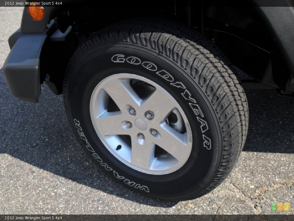 2012 Jeep Wrangler Sport S 4x4 Wheel and Tire Photo #54778167