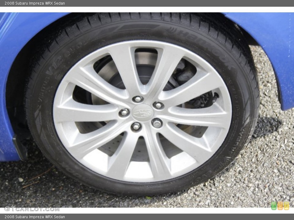 2008 Subaru Impreza WRX Sedan Wheel and Tire Photo #54780285