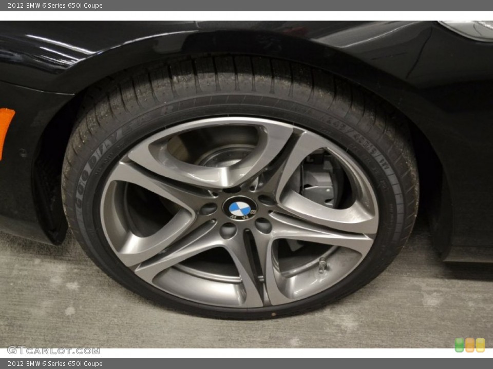 2012 BMW 6 Series 650i Coupe Wheel and Tire Photo #54781498