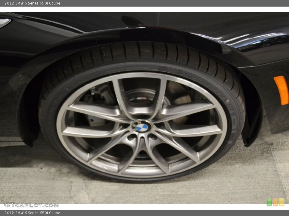 2012 BMW 6 Series 650i Coupe Wheel and Tire Photo #54781611