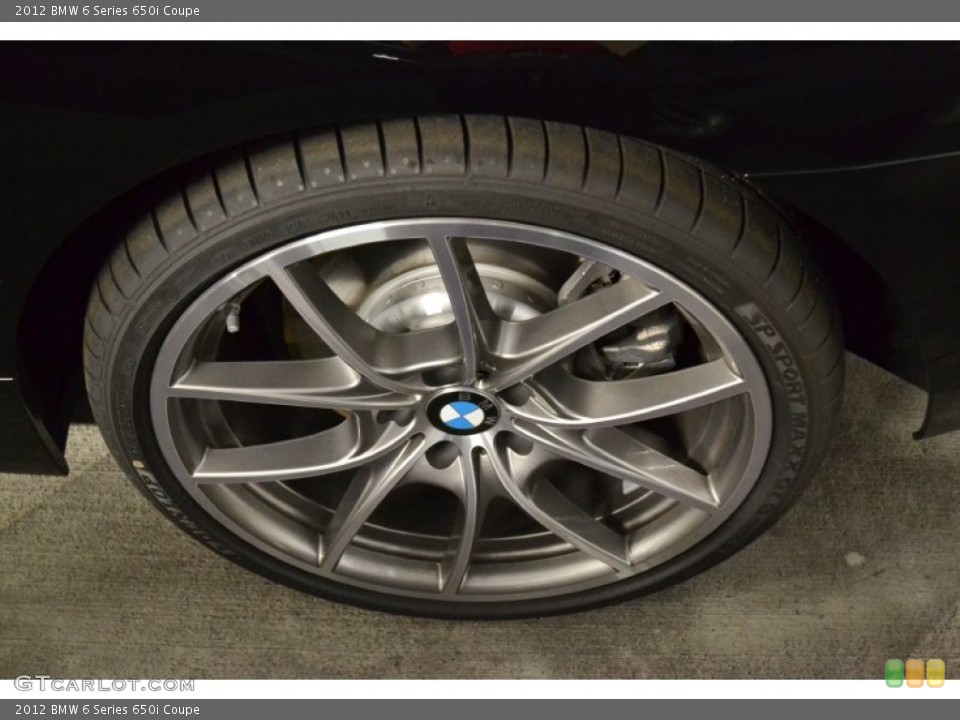 2012 BMW 6 Series 650i Coupe Wheel and Tire Photo #54781635