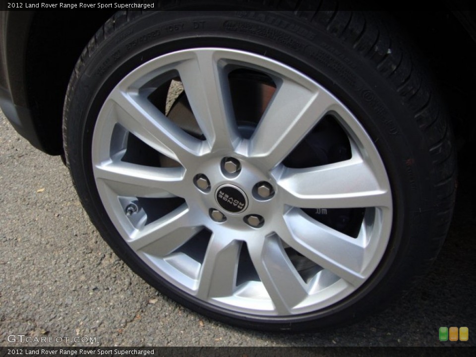 2012 Land Rover Range Rover Sport Supercharged Wheel and Tire Photo #54783561