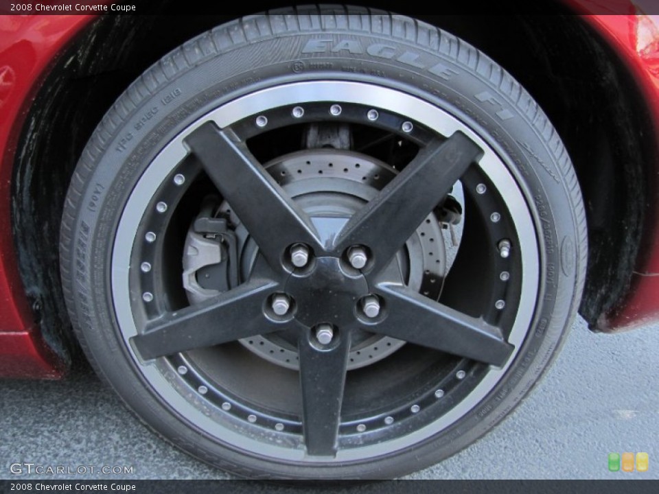 2008 Chevrolet Corvette Custom Wheel and Tire Photo #54784650