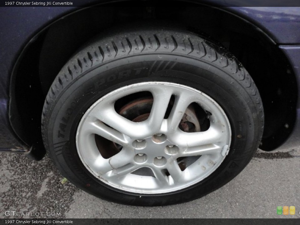1997 Chrysler Sebring JXi Convertible Wheel and Tire Photo #54791163