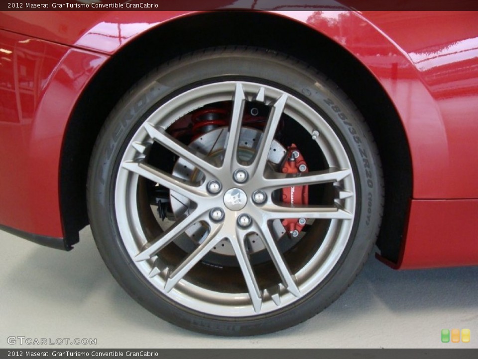 2012 Maserati GranTurismo Convertible GranCabrio Wheel and Tire Photo #54801782